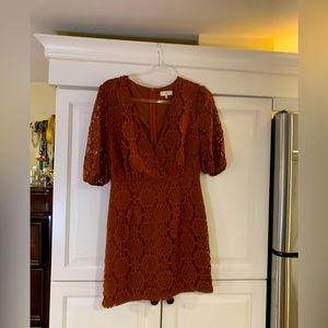 Very cute - lace and nice, rich color